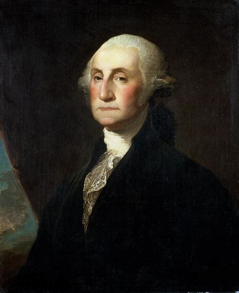 Portrait Of George Washington Painting By Gilbert Stuart