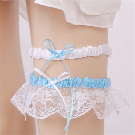 Wedding Bridal Garter With Satin Sexy Girls Garter Lace Garters White For Brides Buy Sexy