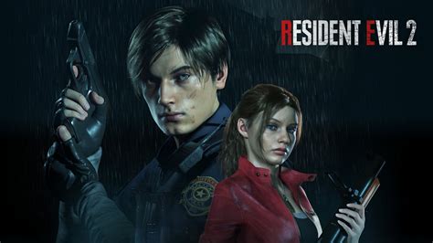 Resident Evil Video Games Games Art Leon Kennedy Claire Redfield P Wallpaper