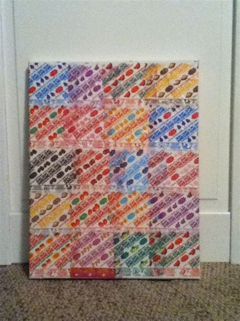 I Saved Up All Of My Dum Dum Wrappers And Made This Awesome Collage By
