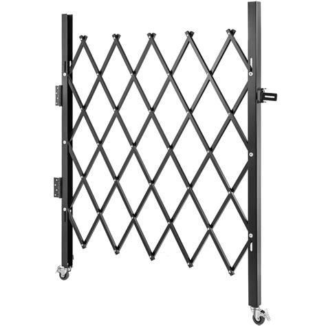 Vevor Single Folding Security Gate 5 H X 5 12 W Folding Door Gate