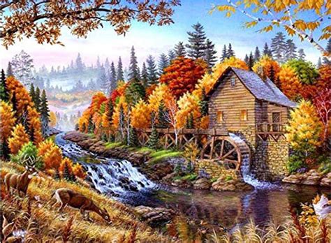 Autumn Scenery 5d Diamond Painting Five