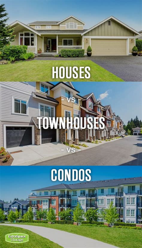 If you enjoy apartment living but want to enjoy the investment perks of home ownership, a condo might be the. Home Buying Guide: Condos vs. Townhomes vs. Houses | Extra ...