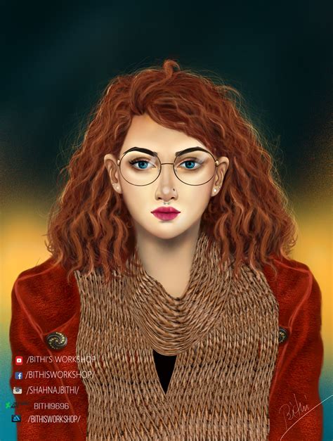Red Hair Irish Girl By Bithi9696 On Deviantart