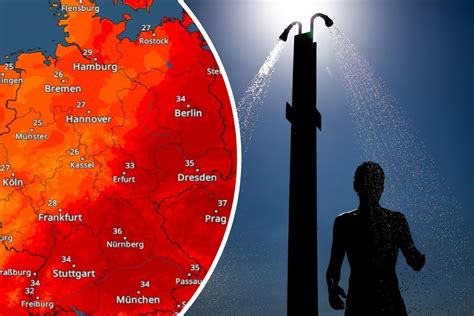 Rekord Wetter am Wochenende Hitze Klatsche lässt Deutschland schwitzen