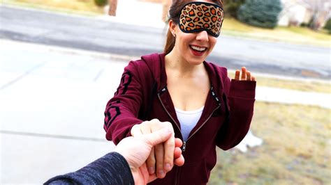 Husband Blindfolds Wife For Valentine S Day Surprise Youtube