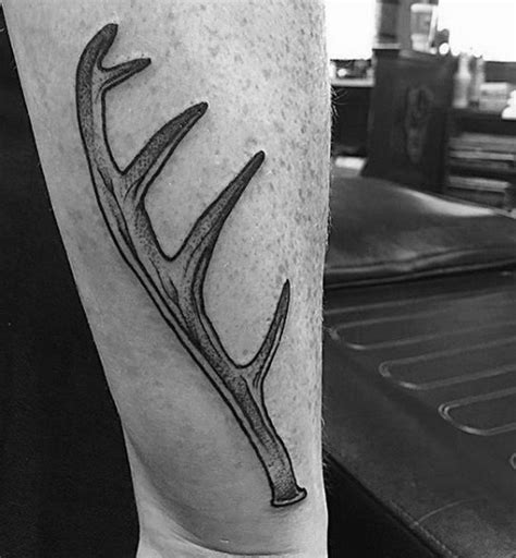 Deer tattoos generally symbolize a specific meaning. 70 Antler Tattoo Designs For Men - Cool Branched Horn Ink ...