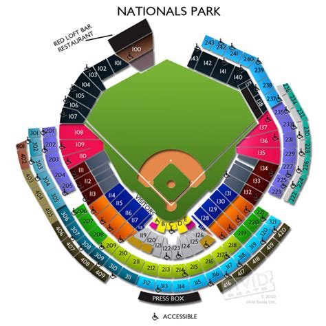 Nationals Park Tickets And Seating Chart