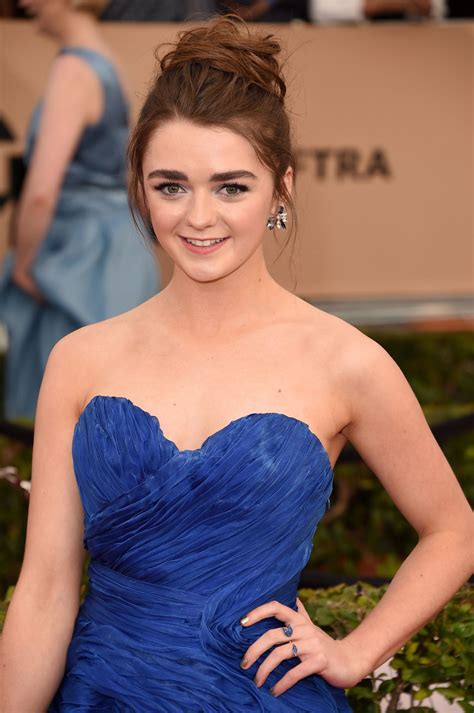 Maisie Williams Sag Awards 2016 At Shrine Auditorium In Los Angeles