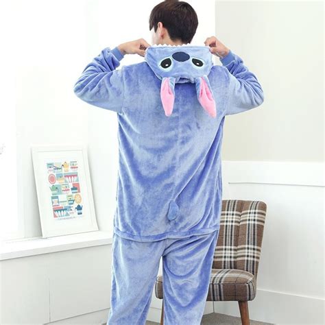 Kigurumi Stitch Pijamas Mamelucos Para Adultos Invierno 36900 En