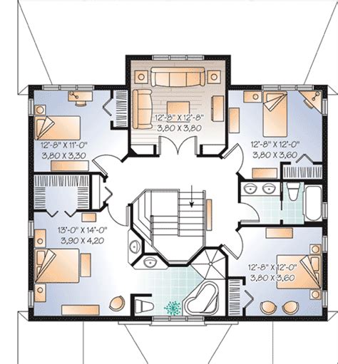 Multi Generational House Plan Floor Master Jhmrad 127558