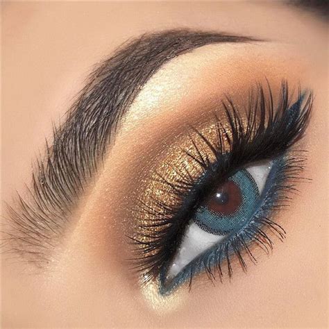 14 Shimmer Eye Makeup Ideas For Stunning Eyes Double The Eyeliner