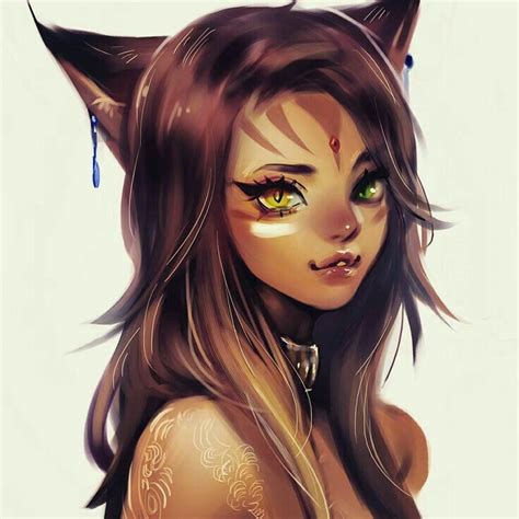 Pin By My Info On Elves And Such Anime Art Girl Cat