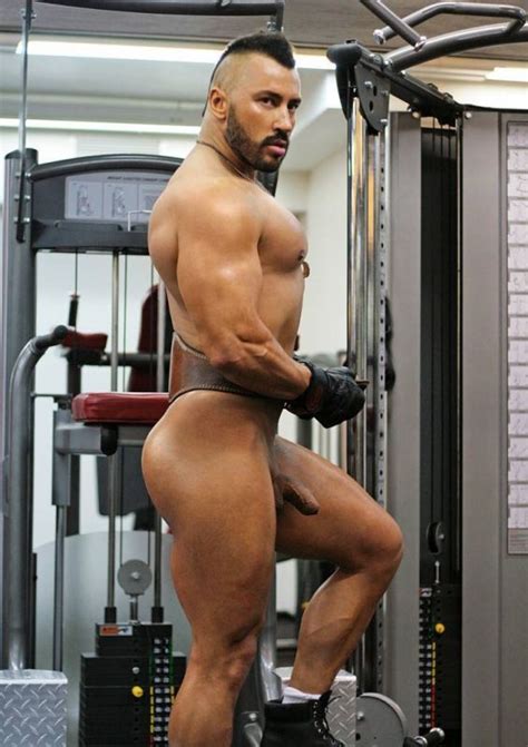 Nude Gym Workout Cumception