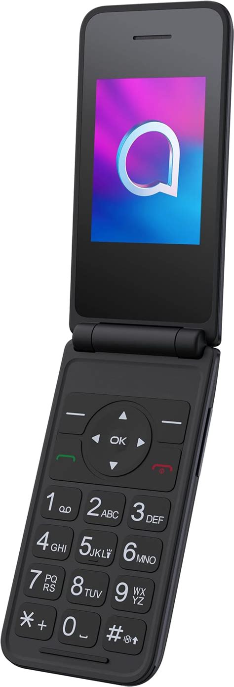 Alcatel 3082 4g Mobile Phone With Flip Cover Charging Station And