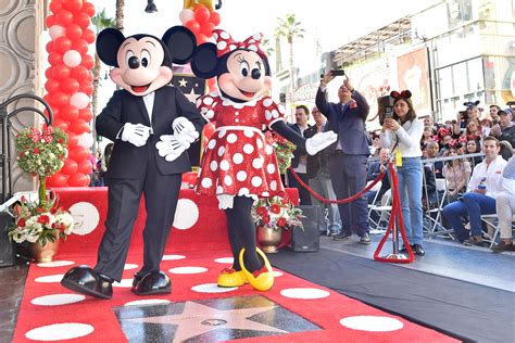 Minnie Mouse Receives A Star On The Hollywood Walk Of Fame Walt