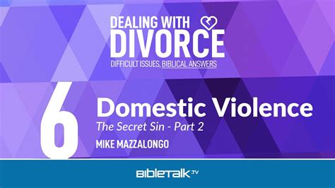 Domestic Violence The Secret Sin Part 2 Bibletalktv