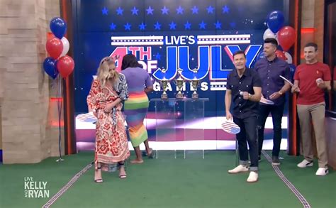 Kelly Ripa Suffers Wardrobe Malfunction Throughout Awkward July 4th