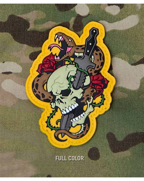 Moral Patch Crâne And Serpent Mil Spec Monkey Import Usa Specialforce