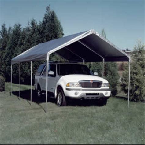 King Canopy Universal 8 Leg 10x20 Carport Canopy Silver
