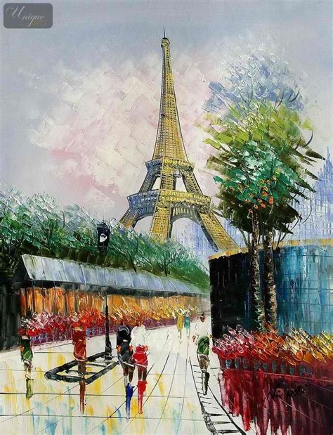 Paris ♥ Eiffel Tower ♥ Painting Eiffel Tower Painting Paris Tour