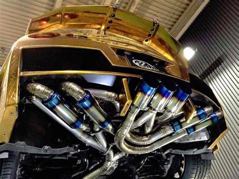 The Paint Job On This Gold Car Is Absolutely Insane 25 Pics
