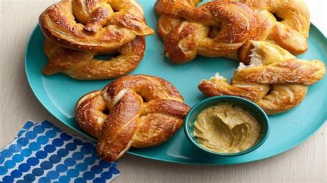 Homemade Soft Pretzels Recipes Food Network Uk