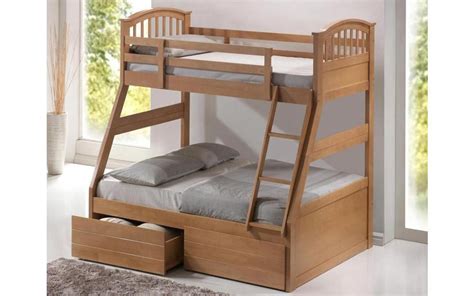 Harper & bright designs twin loft bed with desk for kids, wood bunk beds with desk, no box spring needed (white loft bed with desk) 3.9 out of 5 stars. Three Sleeper Wooden Bunk Bed - Mattress Online