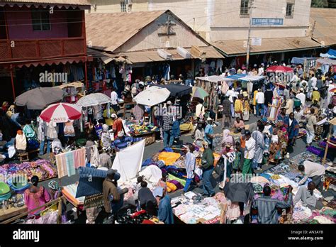 Albert Market Outdoor Market Banjul Gambia Stock Photo Alamy
