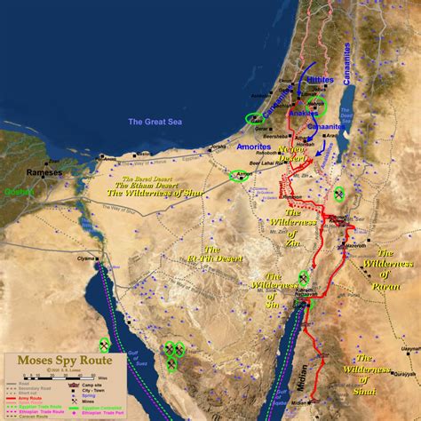 The Exodus Route The Real Route To Mt Sinai Jabal Al Lawz