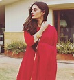 Minal Khan on Instagram: “Naintara ️” | Red colour dress, Celebrities ...