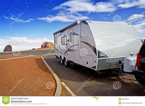 Recreational Vehicle Rv Stock Image Image Of Campground 32690501