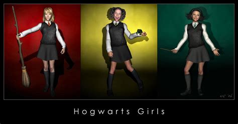Hogwarts Girls By Kaernen On Deviantart