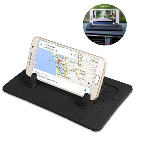 Multi Silicone Car Mount Support Dashboard Phone Holder Stand Anti Slip