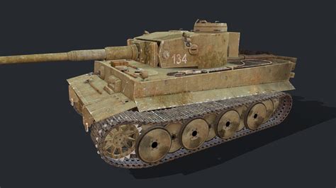 Tiger Tank 3d Model Realtime Cgtrader