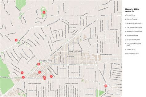 Beverly Hills Stars Homes Map Pdf Tutorial Pics