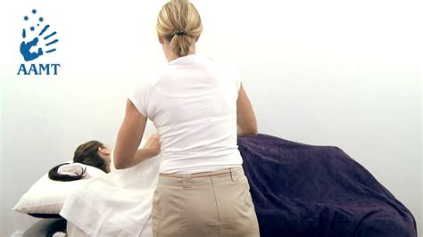 8 Draping For Side Lying Massage Of The Gluteals Aamt Draping