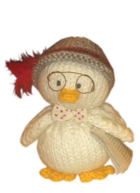 Indiana Jones Duck and his Happy Family PDF Email Knit PATTERN | Etsy