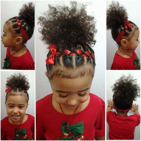 A simple cornrow braided all the way from the crown to the nape is a convenient hairstyle for nigerian kids. 550 best Perfect Ponytails images on Pinterest