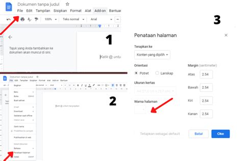 Foto Cara Cepat Mengatur Margin Dan Ukuran Kertas Di Google Docs