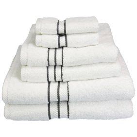 Towels will not fade in wash. Impressions Hymnia Egyptian Cotton Bath Towel Set ...