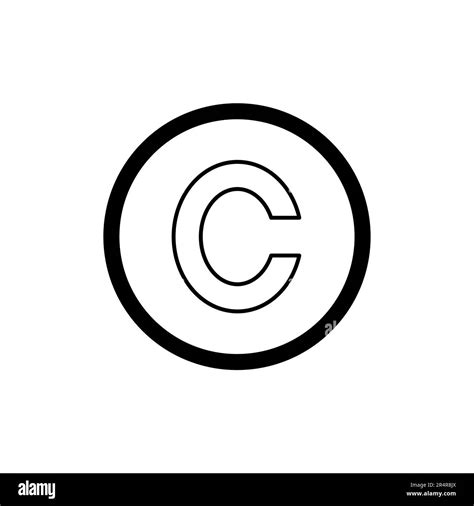 Copyright Icon Vector Copyright Symbols Stock Vector Image And Art Alamy