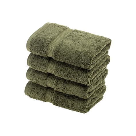 Impressions Hymnia Egyptian Cotton Hand Towel Set Forest Green