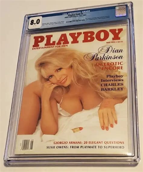 Playboy Magazine May Dian Parkinson Charles Barkley Armani Cgc Picclick