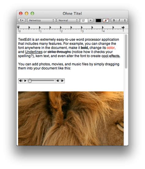 Mac Grundkurs TextEdit Apple Support