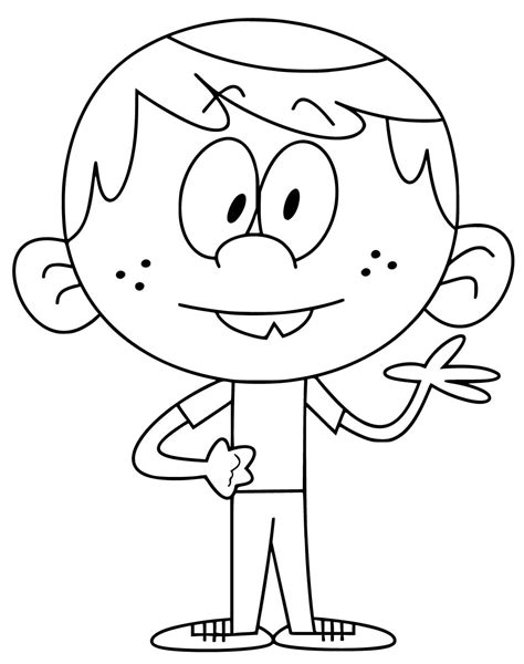 Free Printable Lincoln Loud Coloring Page Download Print Or Color Online For Free