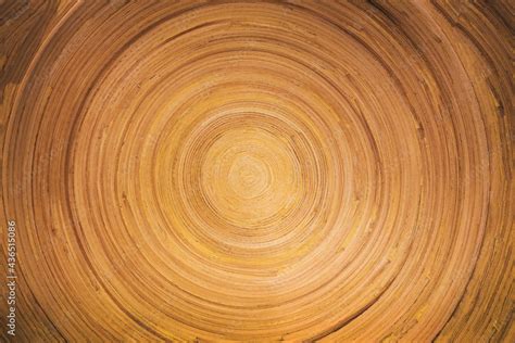 Circle Texture From Log Wood Pattern For Nature Background Material From Timber ภาพถ่ายสต็อก