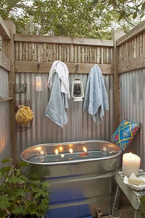 Tiny House Bathroom Remodel Ideas Roomodeling Outdoor Bath Backyard Outdoor Baths