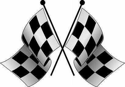 Flag Racing Checkered Flags Crossed Race Transparent