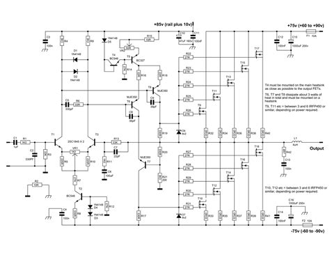 Circuit Diagram Of Mosfet Power Amplifier
